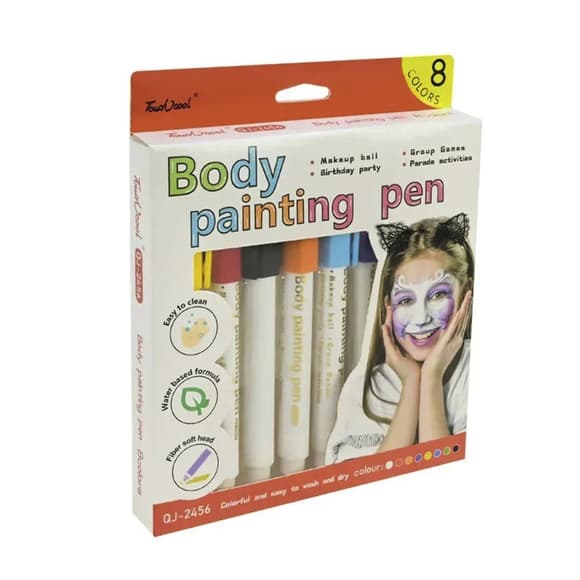 Детский набор аквагрима "Маркеры" Cel-2502, 8 цветов