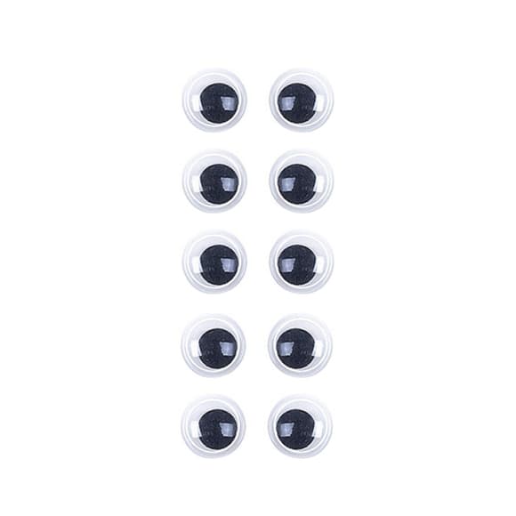 Пластиковые глаза для игрушек PE-008, 8 мм, 10 штук в упаковке