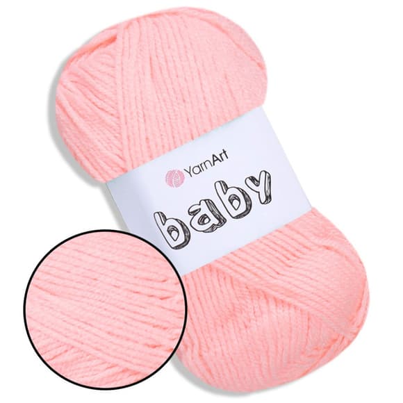 Пряжа для игрушек Baby YA150-50 акрил, 50 грамм, 150 м, в ассортименте