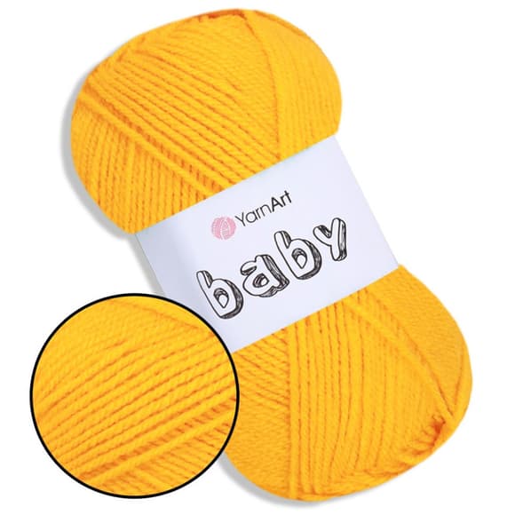Пряжа для игрушек Baby YA150-50 акрил, 50 грамм, 150 м, в ассортименте