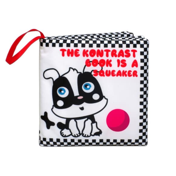 Велика м'яка книга-пищалка "Грайливе цуценя" 823483 англійською