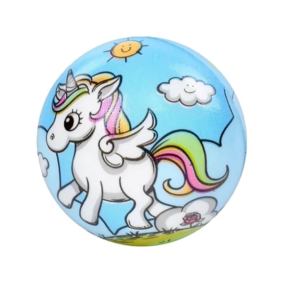 Мяч детский "Единорог" MS 4048-3 размер 6,3 см, фомовый