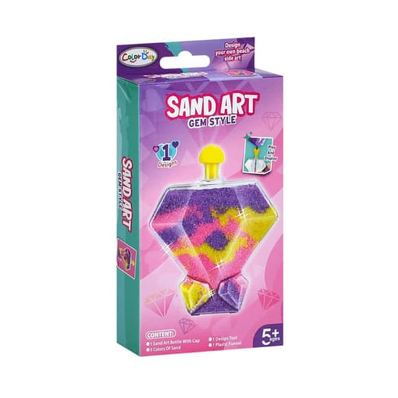 Набор для рисования песком "Бриллиант" 8938-9-4 колба, 3 цвета