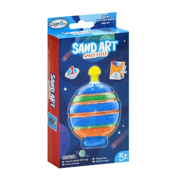 Набор для рисования песком "Шар" 8938-9-3 колба, 3 цвета