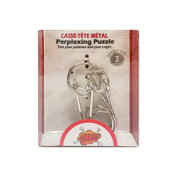 Металлическая головоломка "Perplexing puzzle" 5562D-5, 3 сложность