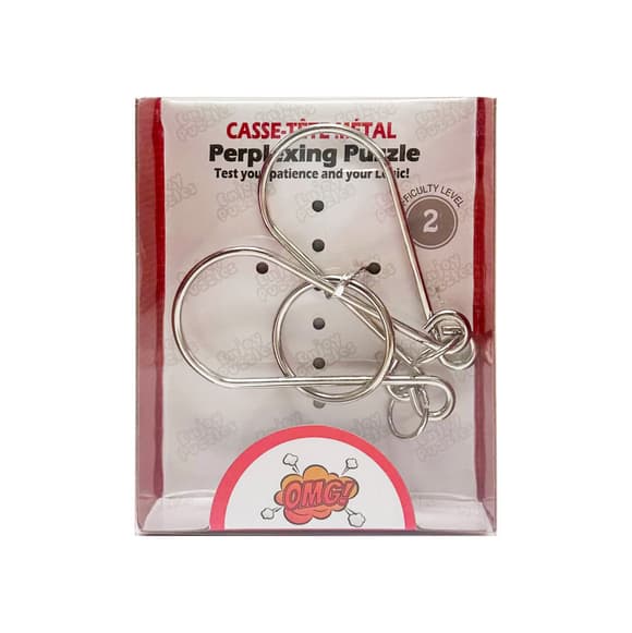 Металлическая головоломка "Perplexing puzzle" 5562D-15, 2 сложность