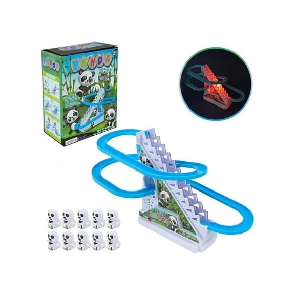 Детский игровой набор Трек "Панда" 2021-12, 9 мини-фигурок