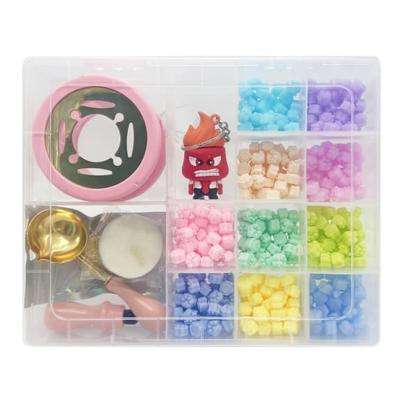 Набір для творчості "Сургучний штамп" C712-5-1, 10 кольорів