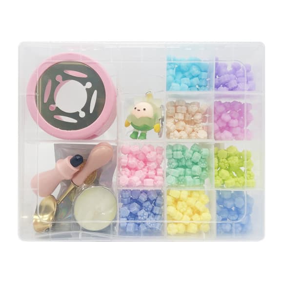 Набор для творчества "Сургучный штамп" C712-5-4, 10 цветов