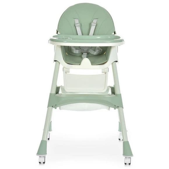 Стільчик для годування M 6302 Olive складний, 5-ти точкові ремені
