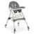 Стульчик для кормления M 6302 Gray складной, 5-ти точечные ремни
