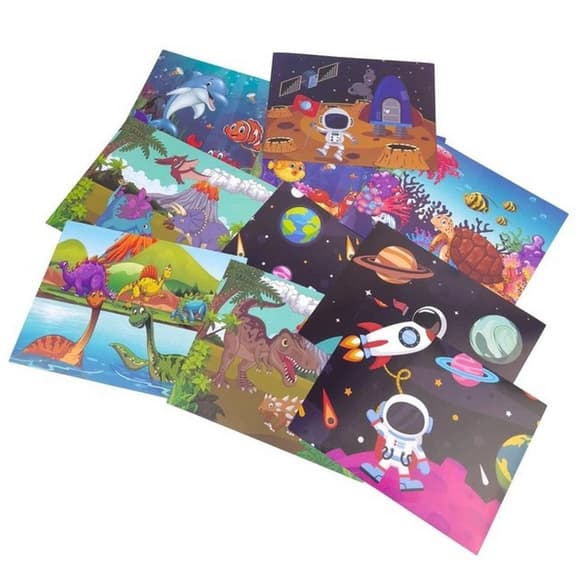 Набір для творчості 3D ручка AK 0011(Violet) 17 см, 9 трафаретів