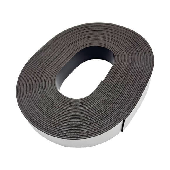 Магнітний вініл із клейовим шаром MVK 25х1.5 розмір 25х1,5 мм, 10,5 метрів