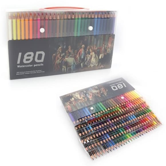 Набір олівців Watercolor QB-05885-180 в наборі 180 штук 