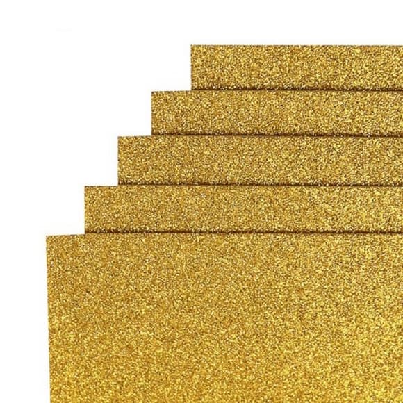 Фоамиран для творчества А4 17GLA4-013 темно-желтый 1,7х0,1 мм 