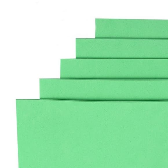 Фоамиран для творчества А4 15A4-1080 салатовый 1,5 мм, 10 листов