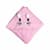 Дитячий рушник з капюшоном MGZ-0640(Pink) розмір 80х80 см