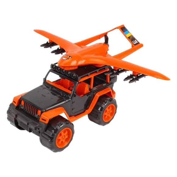 Игровой набор транспорта "Внедорожник и Беспилотник" 0853TXK