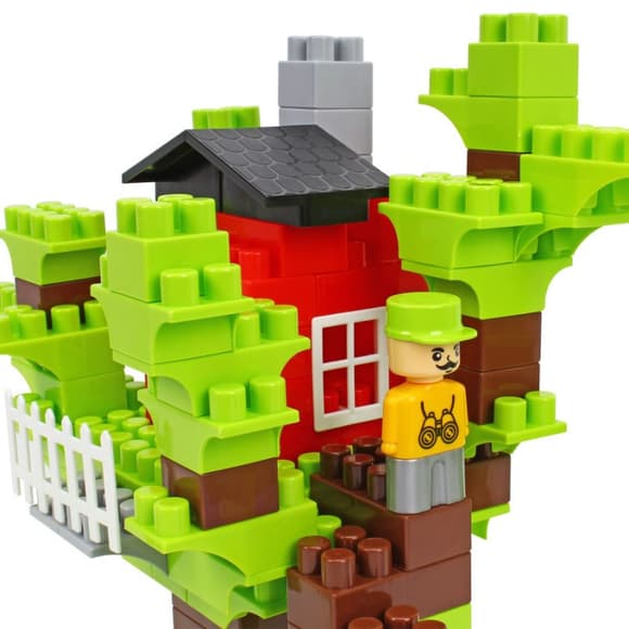 Дитячий набір конструктора "Будинок на дереві" 1089TXK 130 деталей