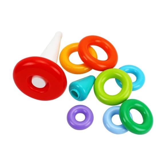 Детская игрушка "Пирамидка" 1904TXK выдувная, 9 элементов, 31 см