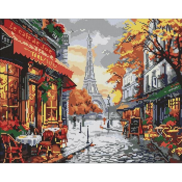 Алмазная мозаика "Волшебство Парижа" ©art_selena_ua AMO8096, 40x50 см