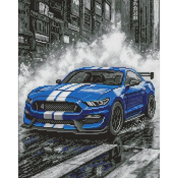 Алмазная мозаика "Синяя гонка" ©art_selena_ua AMO8248, 40х50 см