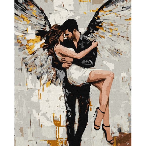 Картина по номерам "Ее спасение" KHO8657 с красками металлик extra 40х50 см