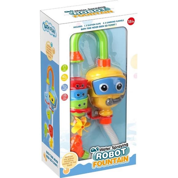 Игрушка для купания "Robot fountain" 9908-UM, на присосках