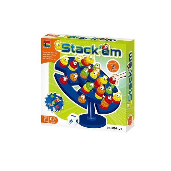 Настольная игра "Stackem" 007-72 фишки трех цветов