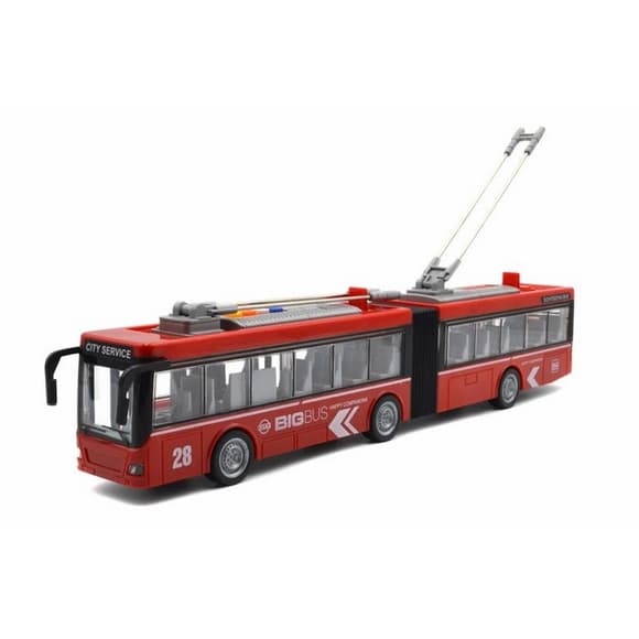 Дитячий інерційний тролейбус WY915A, масштаб 1:16