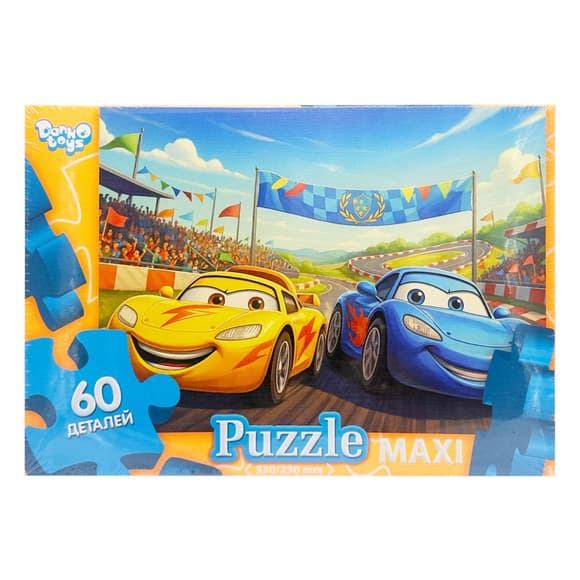 Детские пазлы-макси "Машинки" Mx60-12-05, 60 элементов