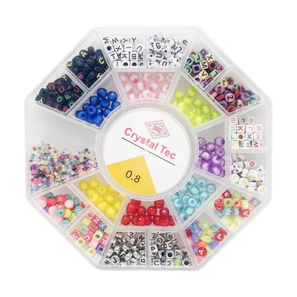 Набір бісеру для створення прикрас 035-79 волосінь в комплекті