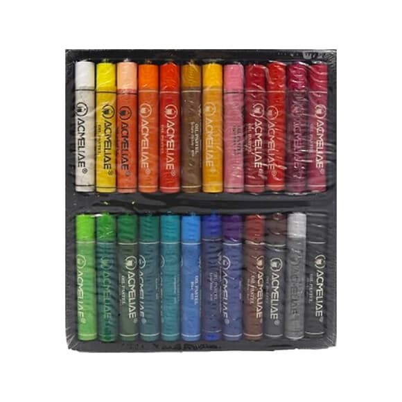 Набор масляной пастели OPC-24, 24 цвета, 24 штуки