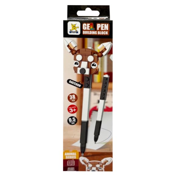Детский конструктор-ручка "Raccoon" SM2514B-4, 38 элементов