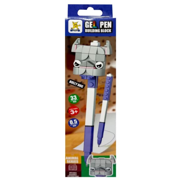 Дитячий конструктор-ручка "Bully dog" SM2514B-6, 33 елементи