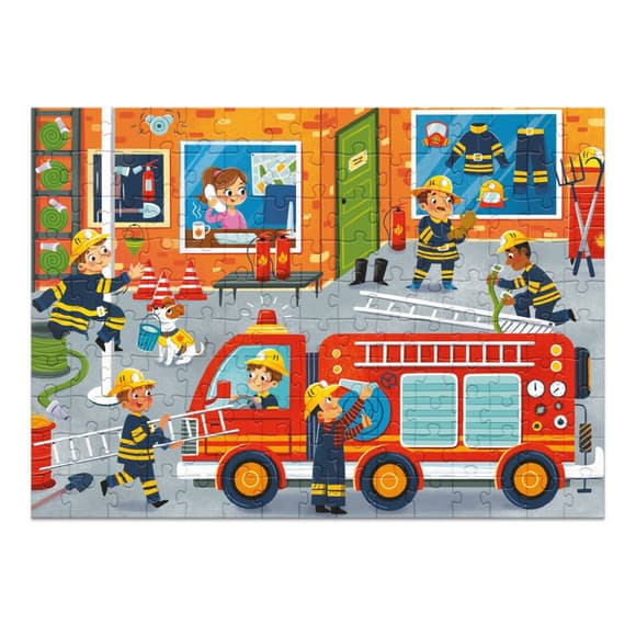 Пазл детский "Профессии. Пожарный" 300702, 150 элементов