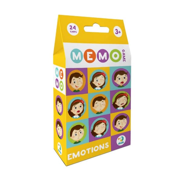 Настільна гра-мемо "Емоції" 301240, 24 фішки із зображенням