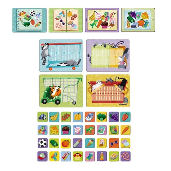 Настольная игра-лото "Супермаркет" 301228, 32 фишки