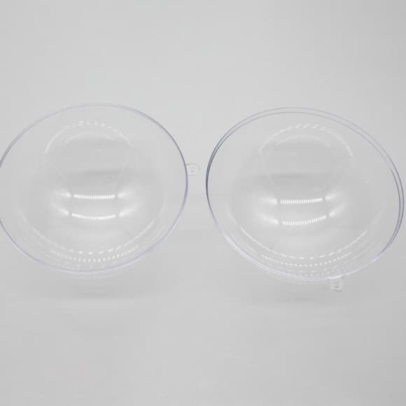 Акрилова заготовка "Новорічна куля" HJ-3 з петелькою, 120 мм