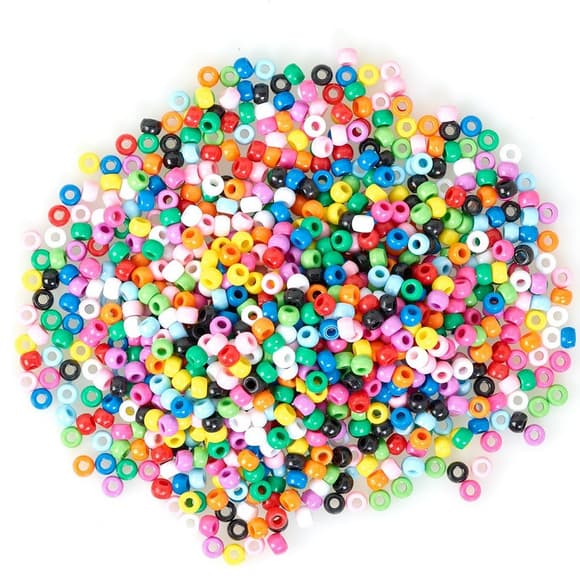 Набор бисера для творчества BS-007 микс цветов, 10 грамм в упаковке
