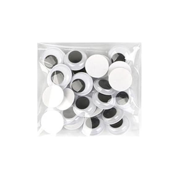 Творческий набор для аппликаций "Глаза" ЕД-523, 20 мм, 10 грамм, 37 штук