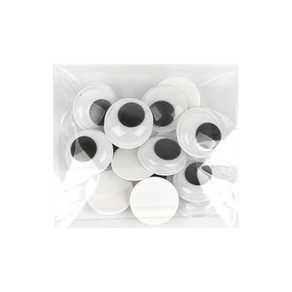 Творческий набор для аппликаций "Глаза" ЕД-528, 25 мм, 10 грамм, 28 штук