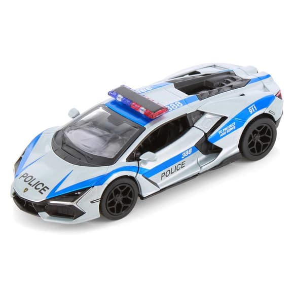 Коллекционная машинка "Lamborghini Revuelto" KT5459WPR(Silver) масштаб 1:42