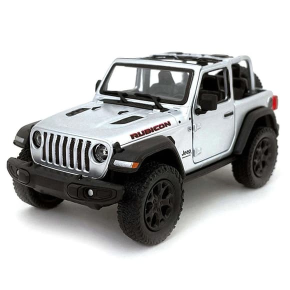 Коллекционная машинка "Jeep Wrangler" KT5412WH(Silver) масштаб 1:42