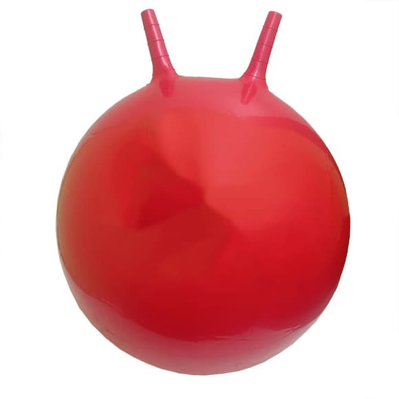 М'яч для фітнесу (фітбол) BT-PB-0178(Red)  з ріжками 55 см