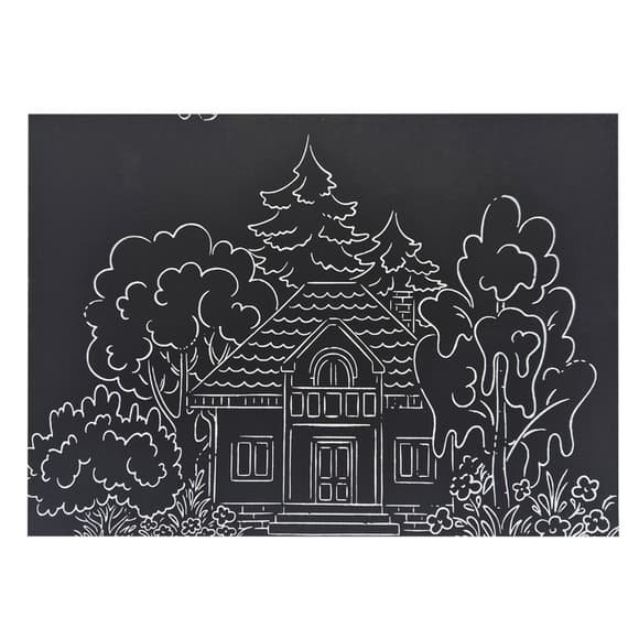 Скретчбук "Космос" 20-8807-WH-1 на спирали, 10 листов, 14х20 см