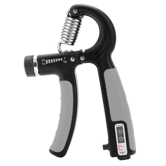 Эспандер кистевой MS 4122-1(Black-Grey) со счетчиком, нагрузка 5-60 кг