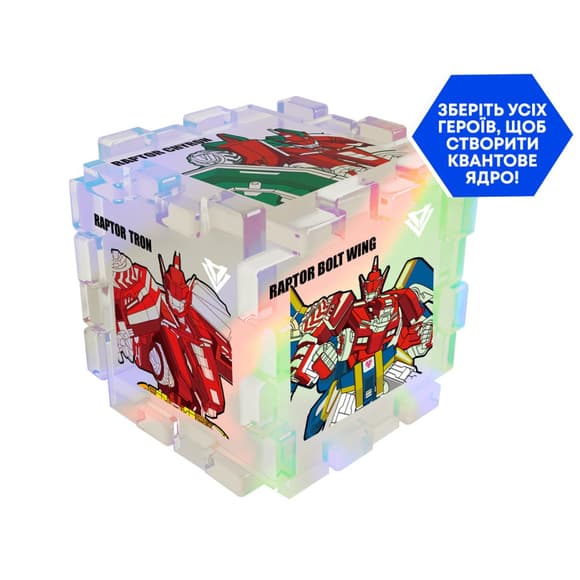 Детский робот-конструктор "Раптор Болт Винг" Dinoster EU580881A-6, 45 деталей