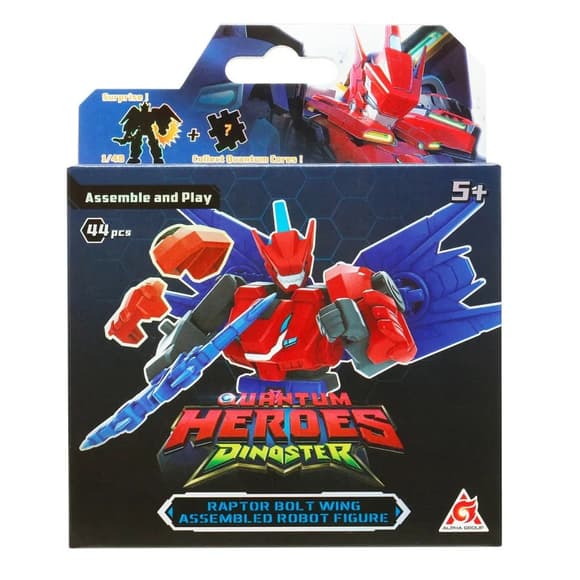 Детский робот-конструктор "Раптор Болт Винг" Dinoster EU580881A-6, 45 деталей