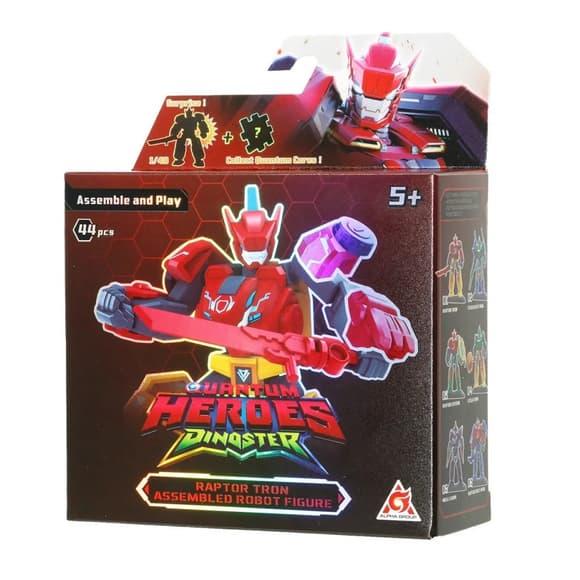Детский робот-конструктор "Раптор Трон" Dinoster EU580881A-1, 45 деталей
